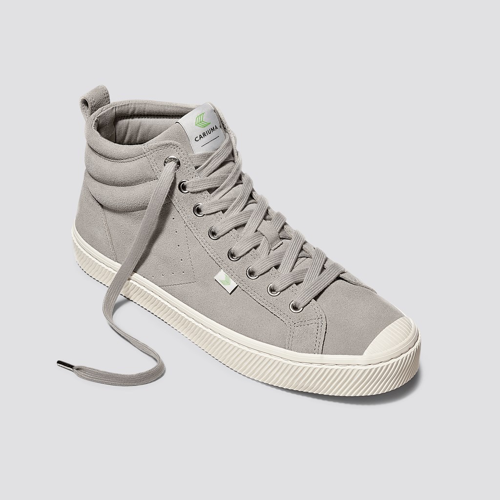 OCA HIGH Cariuma High Top Daim Grise Femme | YFE-2680544